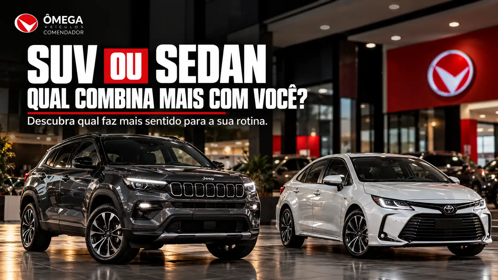 SUV ou Sedan: qual combina mais com você?